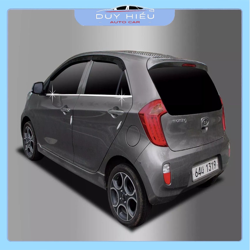 Nẹp viền chân kính kia Morning 2013-2018 new