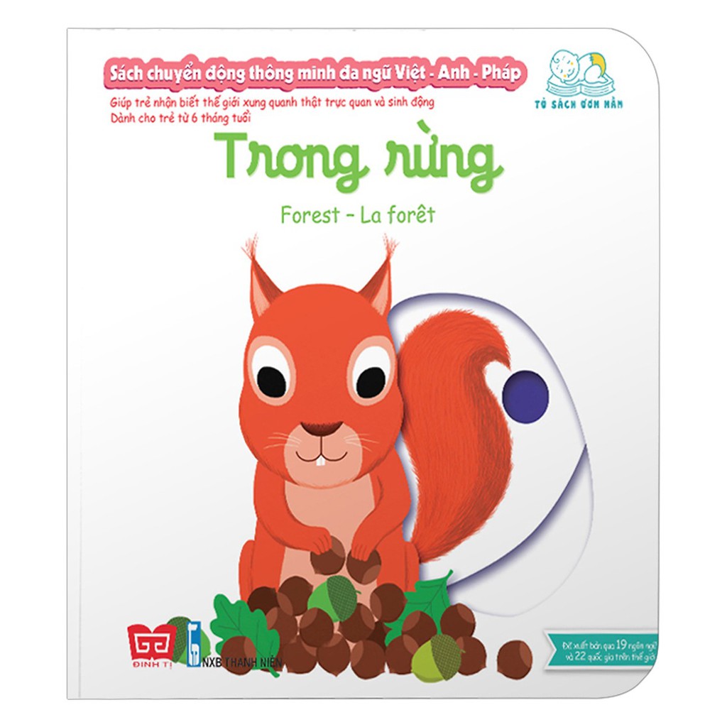 Sách - Sách Chuyển Động Thông Minh Đa Ngữ Việt - Anh - Pháp: Trong Rừng – Forest – La Forêt | BigBuy360 - bigbuy360.vn