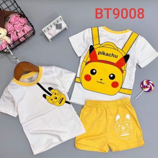 ❤ Thời trang trẻ em ❤ Bộ đùi in 3D pikachu cho bé trai và bé gái