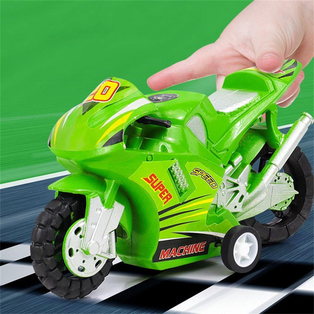 Mô Hình Xe Mô Tô Bốn Bánh Mini Bằng Nhựa Màu Ngà Dành Cho Bé Trai