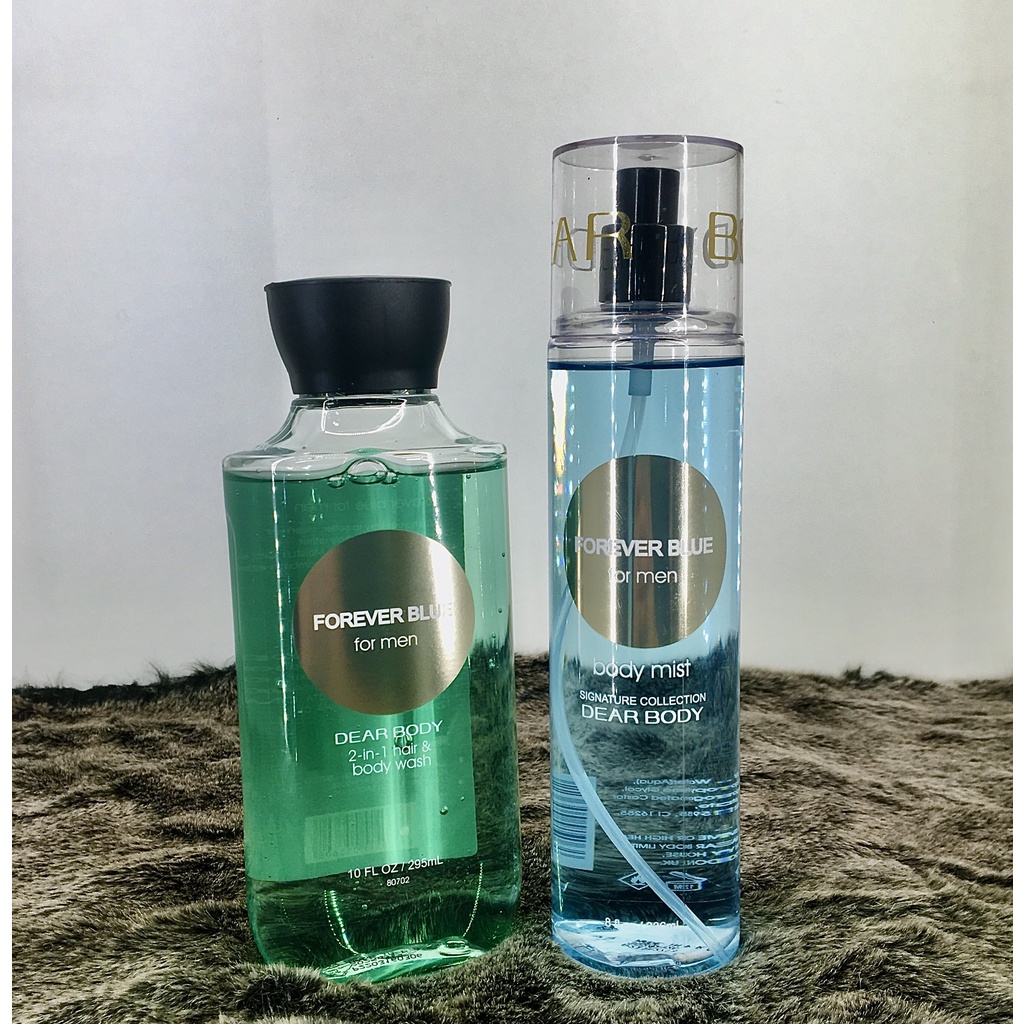 Xịt Thơm Toàn Thân Cho Nam Forever Blue For Men Fine Fragrane Body Mist 236ml