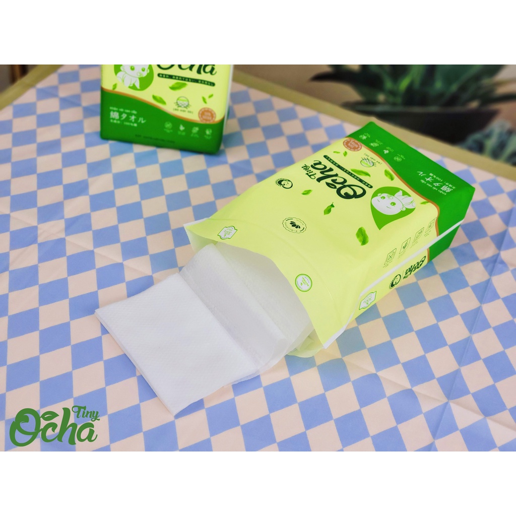 Khăn vải cao cấp Tiny Ocha gói 300g