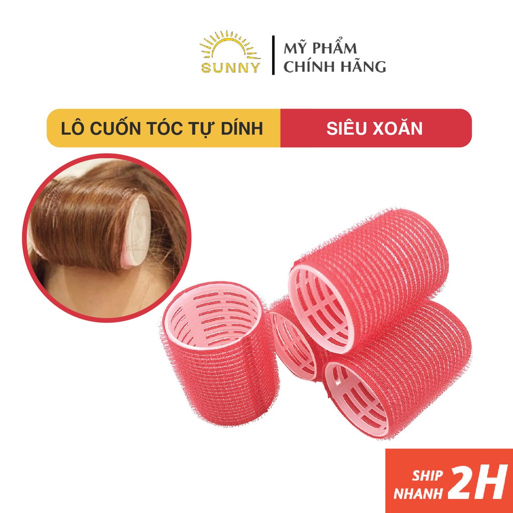 Lô cuốn tóc xoăn tự dính, uốn tóc mái siêu xoăn, đủ size, nhiều kích cỡ cho bạn lựa chọn