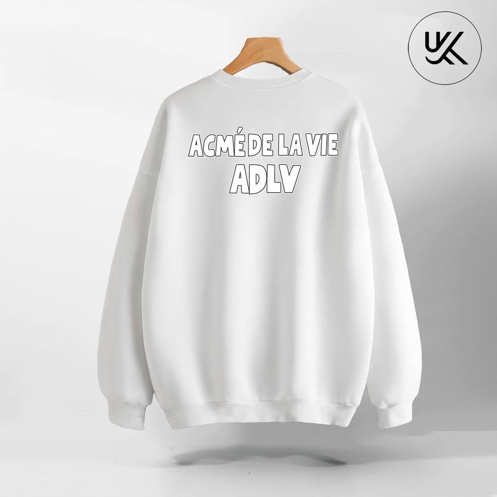Áo Nỉ SWEATER ADLV Oversize, Chất Nỉ Bông cao cấp, Dài Tay Form Rộng, Unisex Nam Nữ. KKim Shop