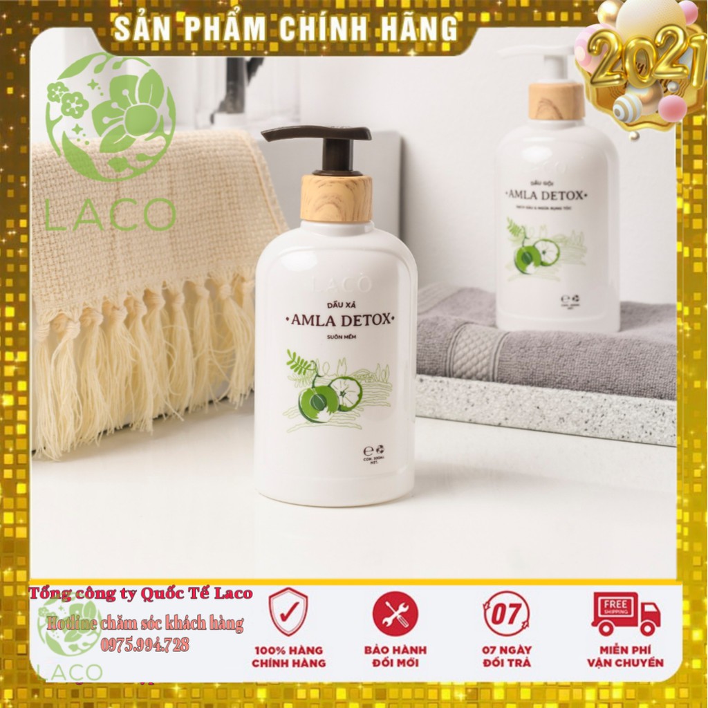 Dầu gội AMLA Detox🔥Dầu gội  Laco mới🔥Gội - Xả AMLA phiên bản mới -ngừa rụng tóc,Kích Mọc Tóc, Nôi Tóc Chắc Khỏe,Mềm Mượt | BigBuy360 - bigbuy360.vn
