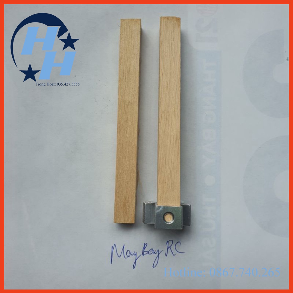 Thanh gỗ giữ đế đế nhôm máy bay su27 f22 10*10*100,mm giá / 2 cái