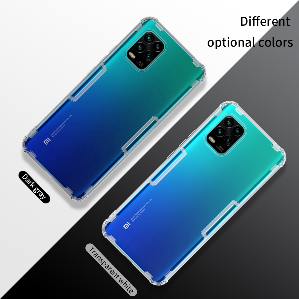 Ốp điện thoại NILLKIN bằng silicone mềm trong suốt cho Xiaomi Mi 10 Lite / Mi 10 Youth 5G