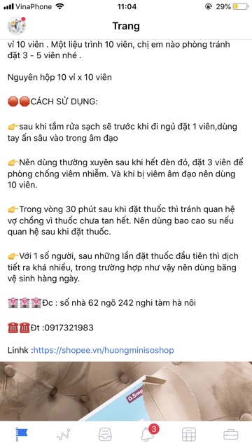 [ Chính Hãng ] V Đặt Nhật Bản cực tốt cho phụ nữ