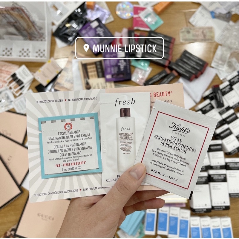 Mẫu thử dưỡng da serum các hãng - Hàng đủ bill