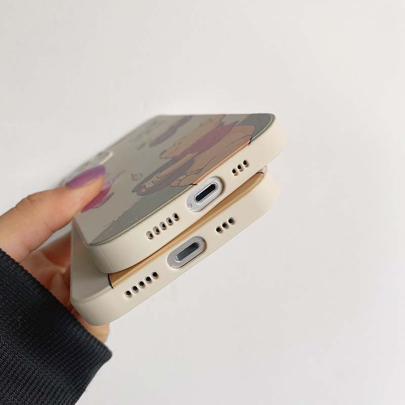 Ốp điện thoại Tpu silicon họa tiết gấu chống va đập cho iPhone 11 12 13 Pro Max 6 6S 7 8 Plus X XS XR XSMAX