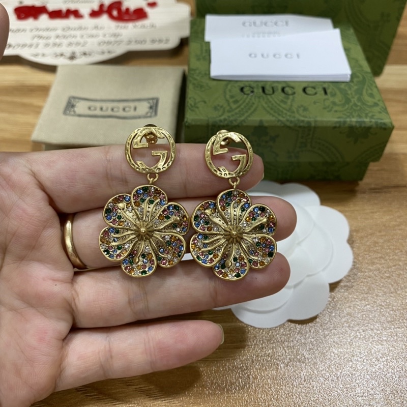 Bông tai cao cấp Gucci full box