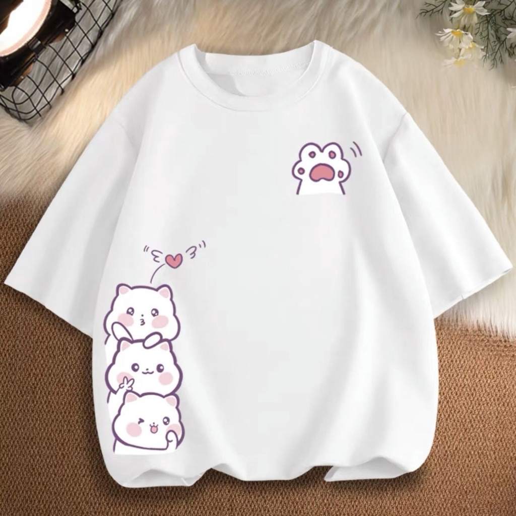 Quần áo cho bé gái 10 tuổi,  áo thun nữ size m, vải cotton cao cấp mịn thấm hút mồ hôi VAP03