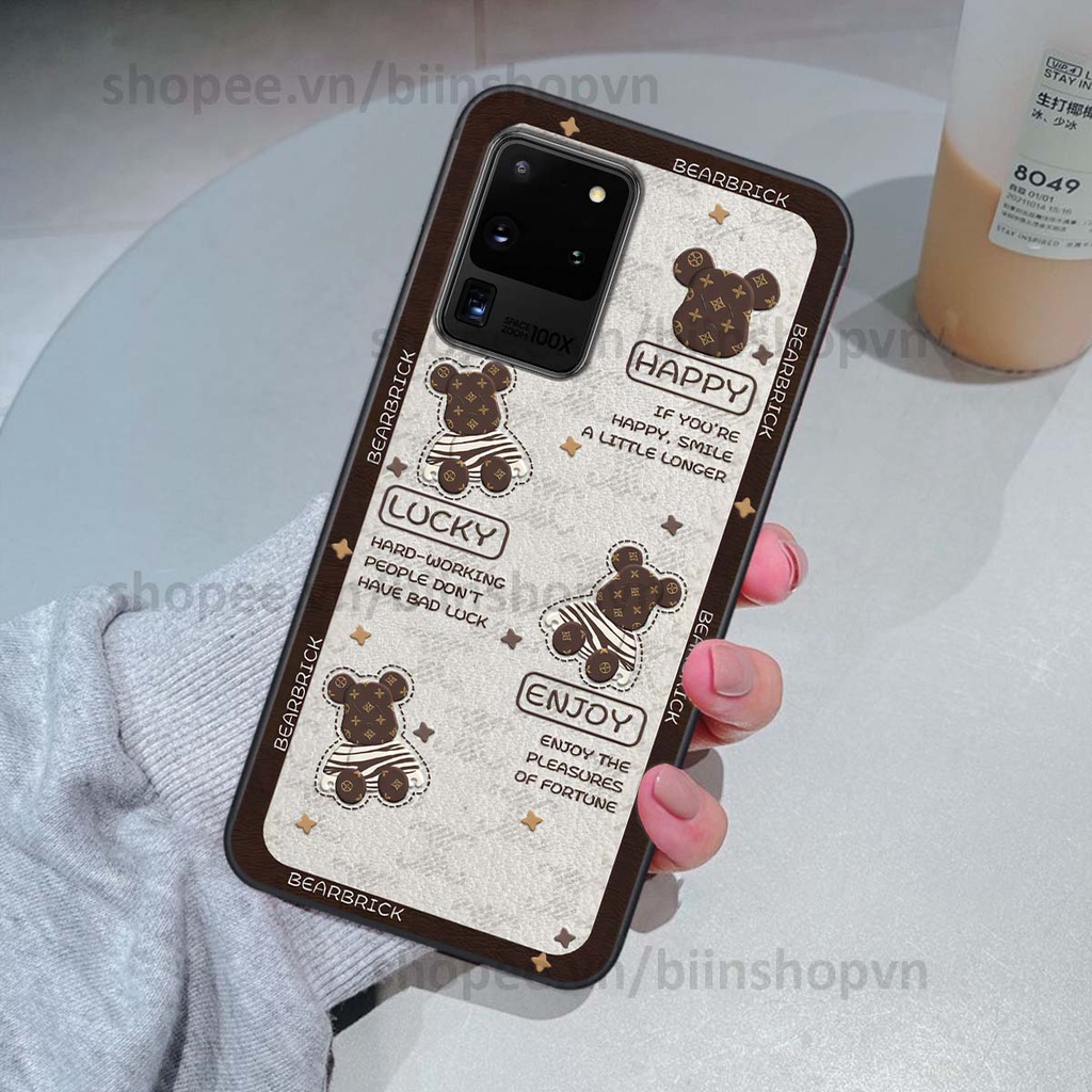 Ốp Samsung S20 Ultra hình gấu bear brick đẹp độc lạ, thời trang, cá tính