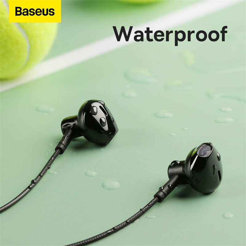 Tai Nghe Nhét Tai Không Dây Baseus Bluetooth 5.2 Có Nam Châm Hít Đeo Cổ Tiện Dụng