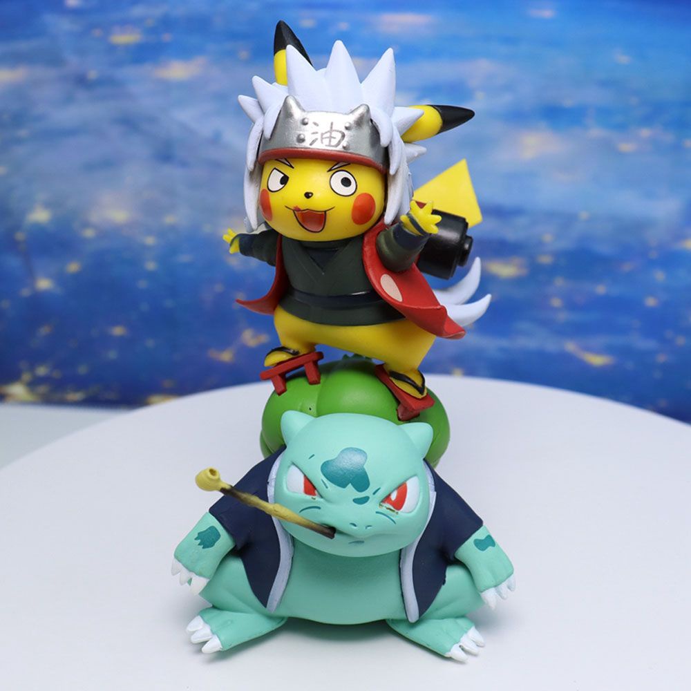 Mô Hình Nhân Vật Pikachu Hóa Trang Naruto Bằng Pvc