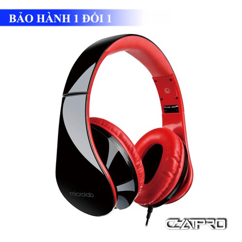 Tai Nghe Chụp Tai Microlab K360 On-Ear - Hàng Chính Hãng