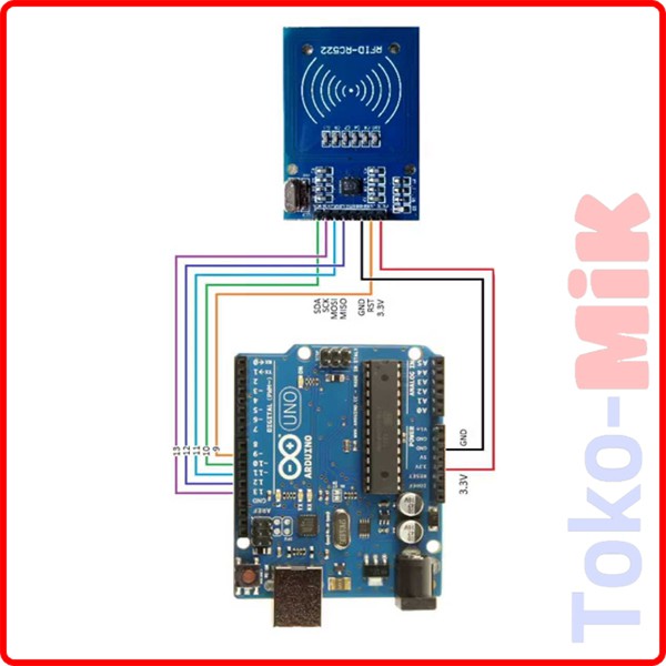 Mô Đun Rfid Mfrc-522 Rc522 Rc-522 13.56mhz Rfid