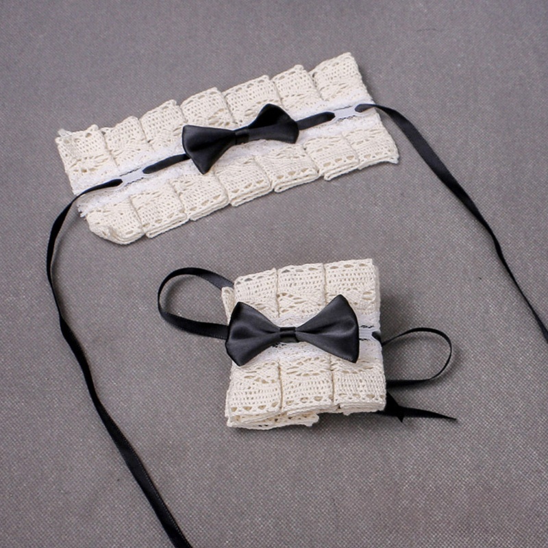 Vòng Đeo Tay Phối Ren Ruy Băng Phong Cách Lolita Nhật Bản