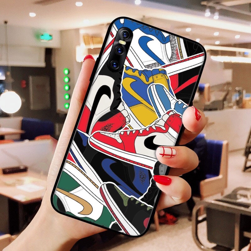 Ốp điện thoại silicon TPU mềm in logo Nike thời trang cho Xiaomi Redmi 9A 9C 9T Note 10 9 Pro Max 9S 9