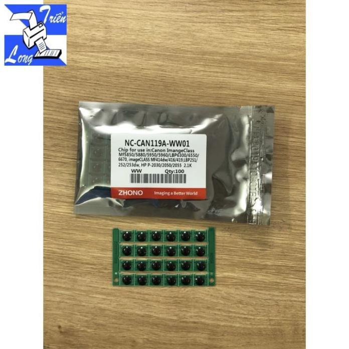 Chip Canon 119A, HP 05A -MF5850dn, MF5960dn, P2035, P2055