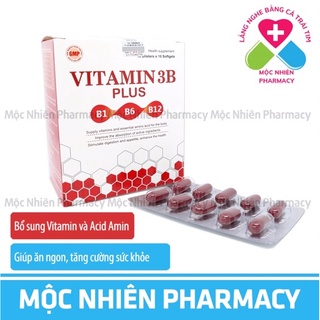 Vitamin, vitamin 3b plus b1, b6, b12 hộp 100 viên