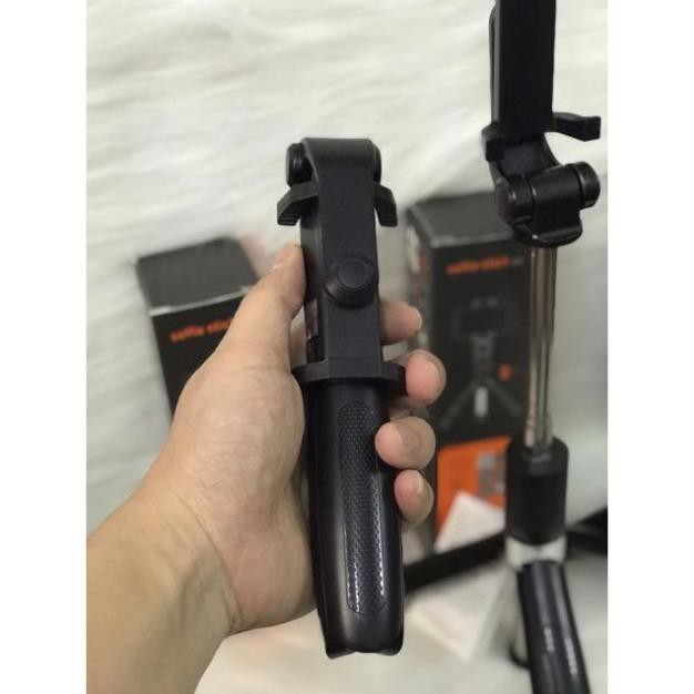 Gậy Tự Sướng Bluetooth Selfie Stick Tripod L01 Có Chân Chụp Ảnh Cao Cấp màu đen