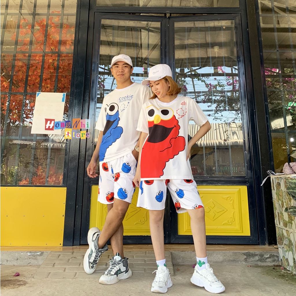 Quần Đùi Hoạt Hình Short Cartoon Oversize Ulzzang Unisex Dáng Rộng Nam Nữ - MM