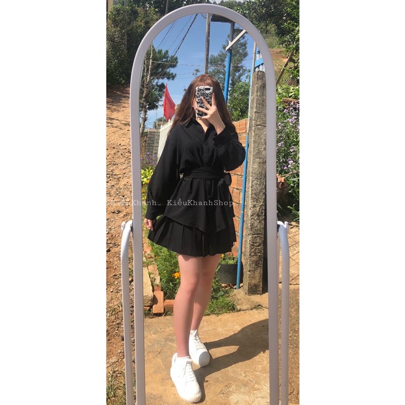 Set 3 món sơmi + cv (Ảnh thật shop chụp) Hàng chuẩn L1 | BigBuy360 - bigbuy360.vn