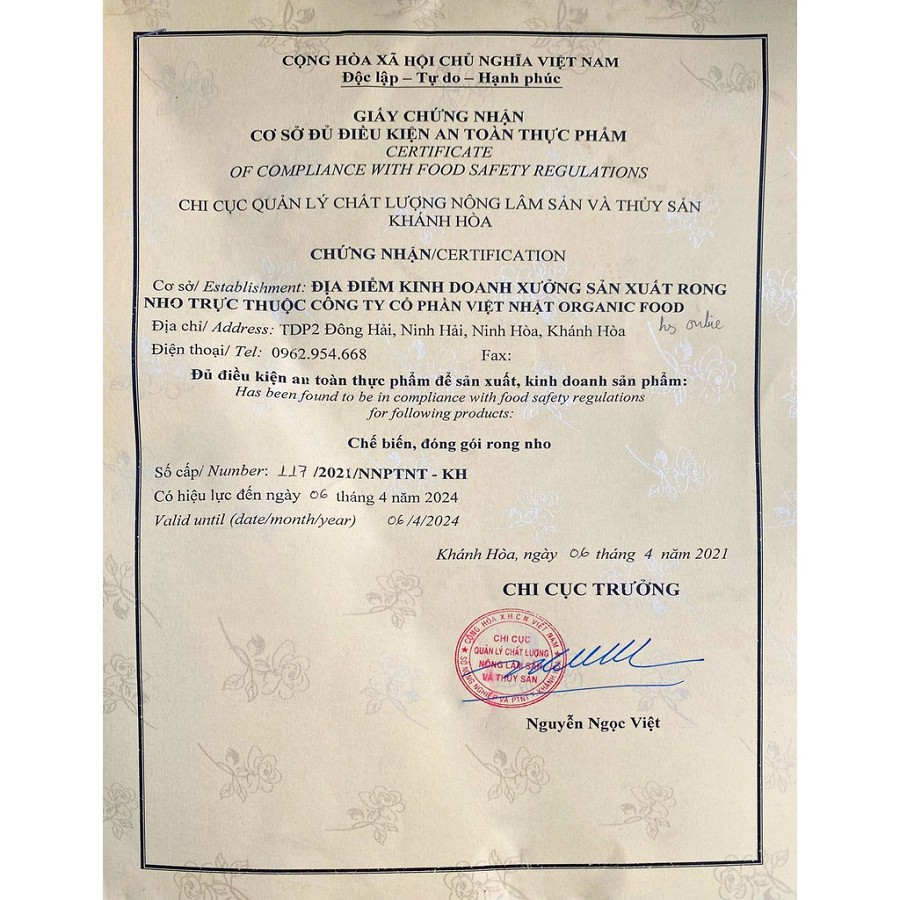 Rong Nho Tách Nước Namiso Organic 100%, Thần Dược Từ Vùng Biển Khánh Hòa, Giàu Dinh Dưỡng, Ngon, Tươi Mát | BigBuy360 - bigbuy360.vn