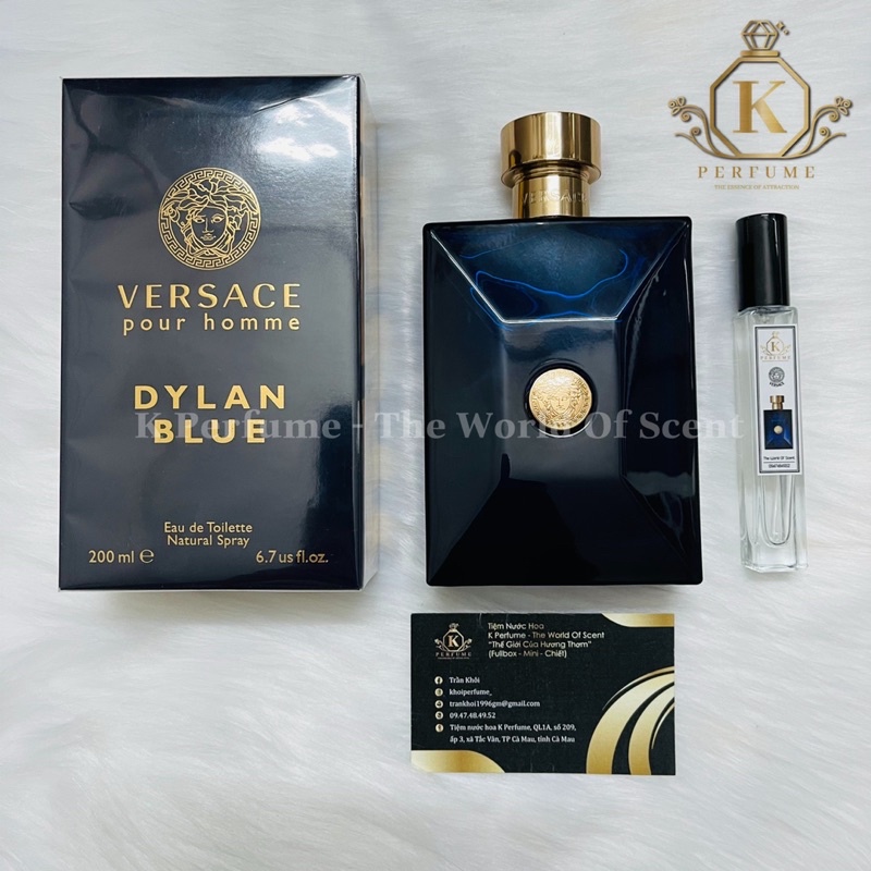 [K Perfume Chính Hãng] Nước Hoa Nam Versace Pour Homme Dylan Blue | Thế Giới Skin Care
