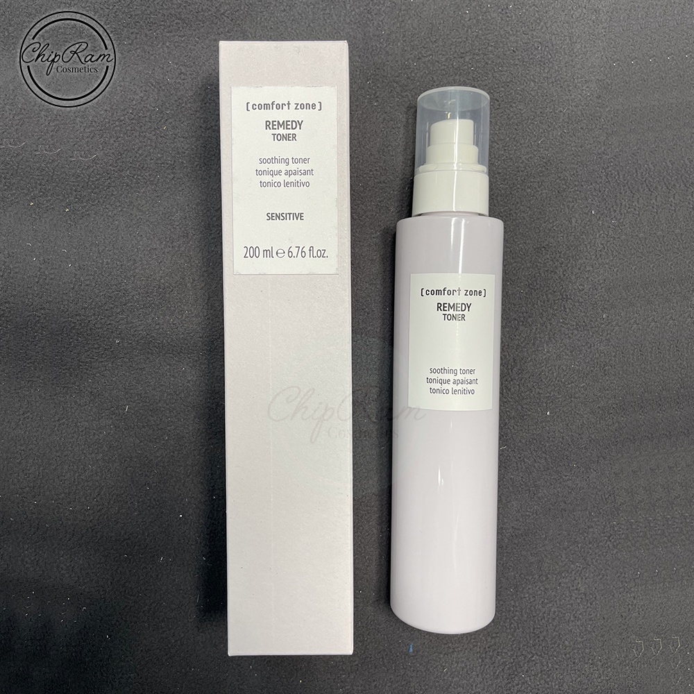 Nước hoa hồng dạng xịt Comfort Zone Remedy Toner làm dịu mát da 200ml