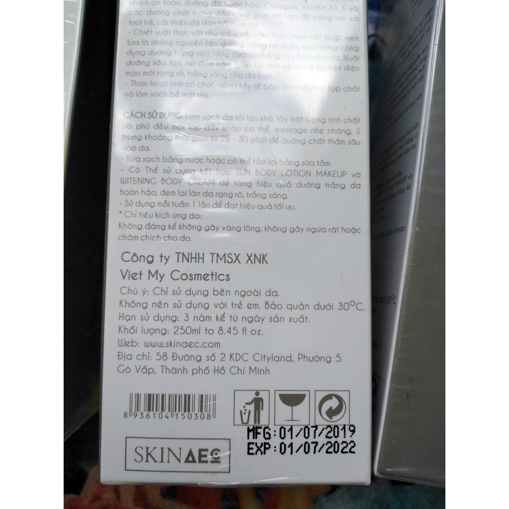 [Sỉ-Rẻ] Sữa tắm kích trắng Skin Aec White Anise Body Skin - SVN [Lẻ-Sỉ] | BigBuy360 - bigbuy360.vn