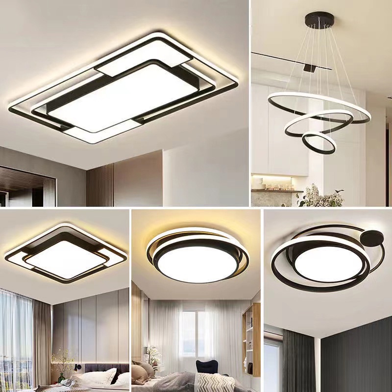 Đèn LED Trần Phòng Ngủ Bắc Âu Đèn Thả Bàn Ăn Giản Đèn ốp trần Trang Trí Phòng Khách Hiện Đại