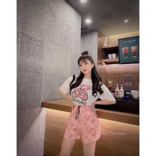 💖Bộ Đùi Gấu Cực Chất - Set Trang Phục - Bộ Đồ Ngủ Nữ-Keli Store💖