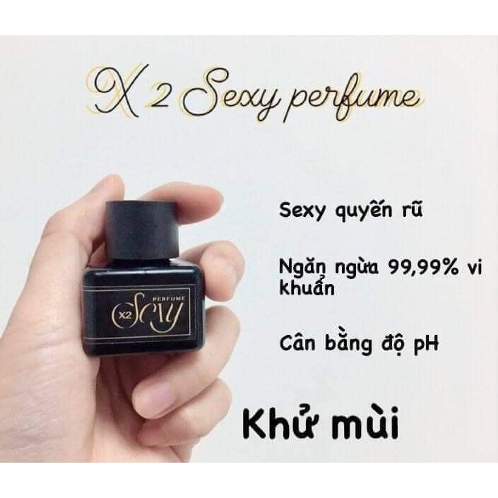 Nước hoa vùng kín X2 Sexy Cocayhoala 5ml khử mùi hôi, làm thơm ,hồng và se khít vùng kín