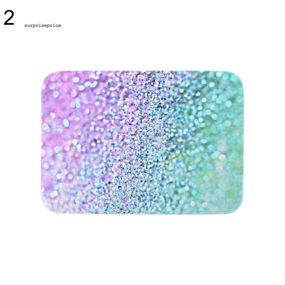 Thảm chùi chân chống trượt họa tiết đá cẩm thạch 40x60cm