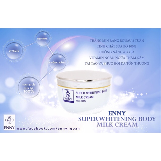 Body milk  #ENNY COSMETICS