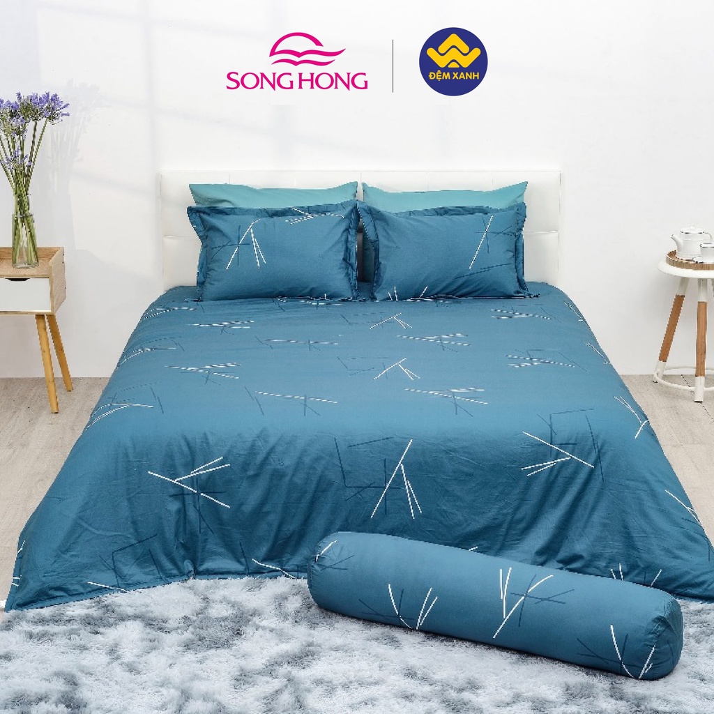 Chăn ga gối Sông Hồng Basic cotton BC22060