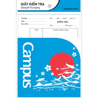 Giấy kiểm tra A5 - 4 ly ngang (NB-ATP30-4LY-2)