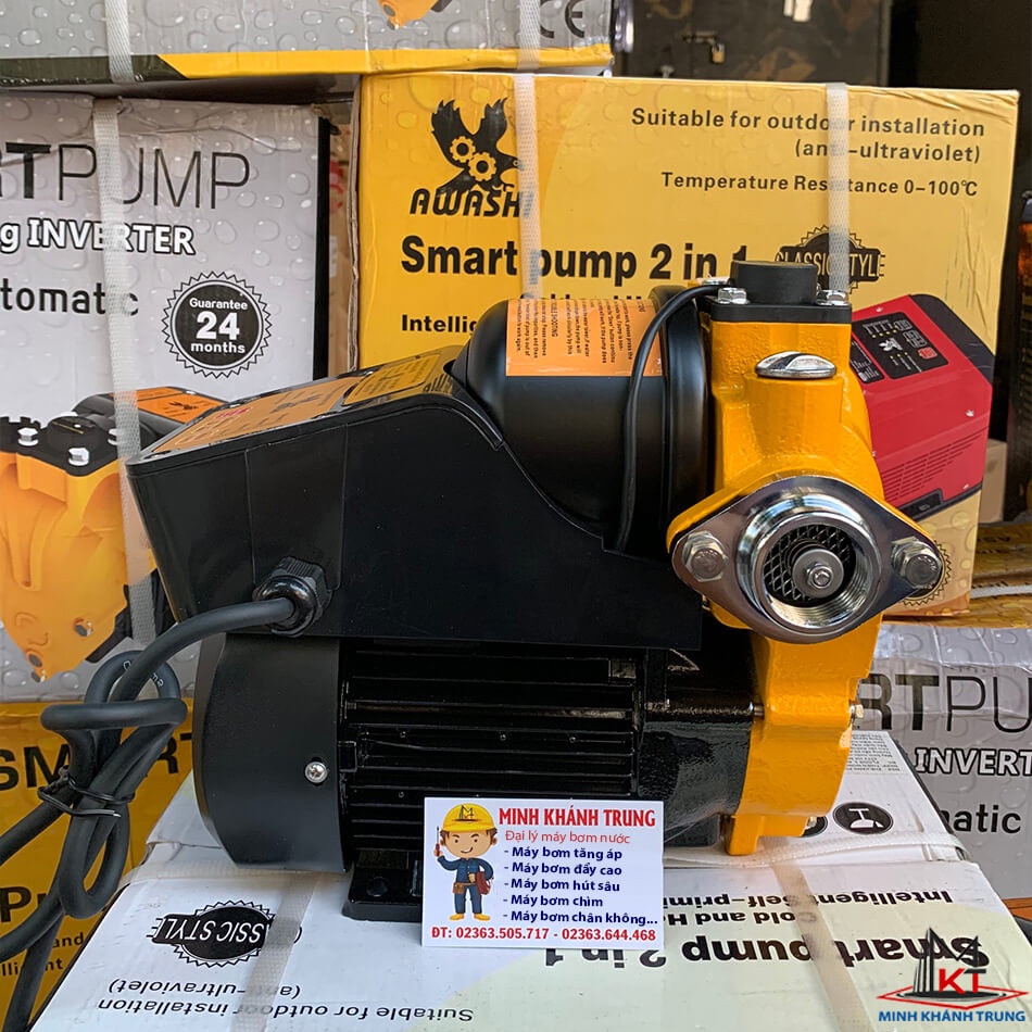 Máy Bơm Tăng Áp Gia Đình AWASHI ASM 150W, 200W, 300W, 400W - MINH KHÁNH TRUNG