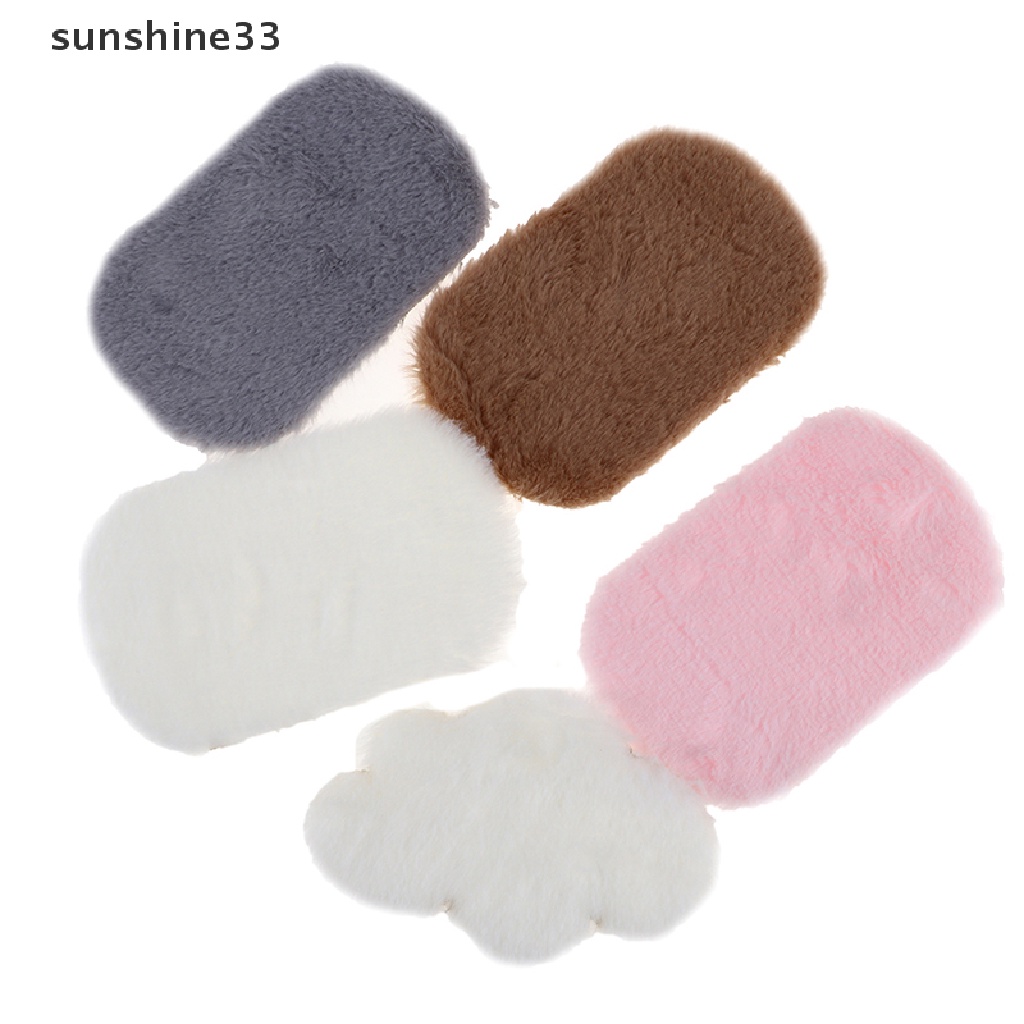 Thảm lông trải sàn trang trí nhà búp bê tỉ lệ 1: 12