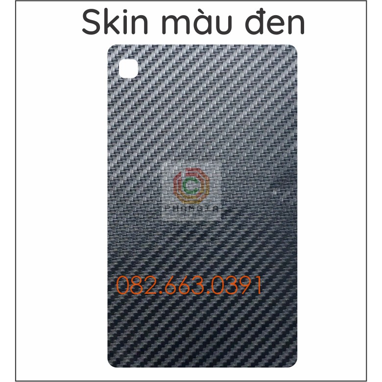 Dán mặt lưng skin carbon Samsung Tab A7 Lite