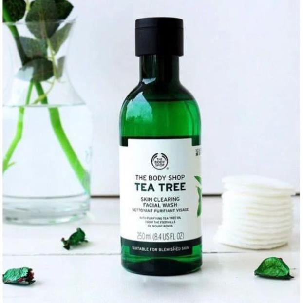 ✅ (HÀNG CHUẨN AUTHENTIC) Sữa rửa mặt Da Dầu Mụn The Body Shop Tea Tree Skin Clearing Mattifying Toner