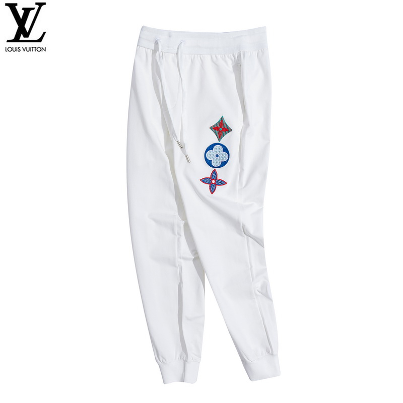 LV Quần Dài Chất Liệu Vải Cotton Có Thêu Hoạ Tiết Đơn Giản | BigBuy360 - bigbuy360.vn