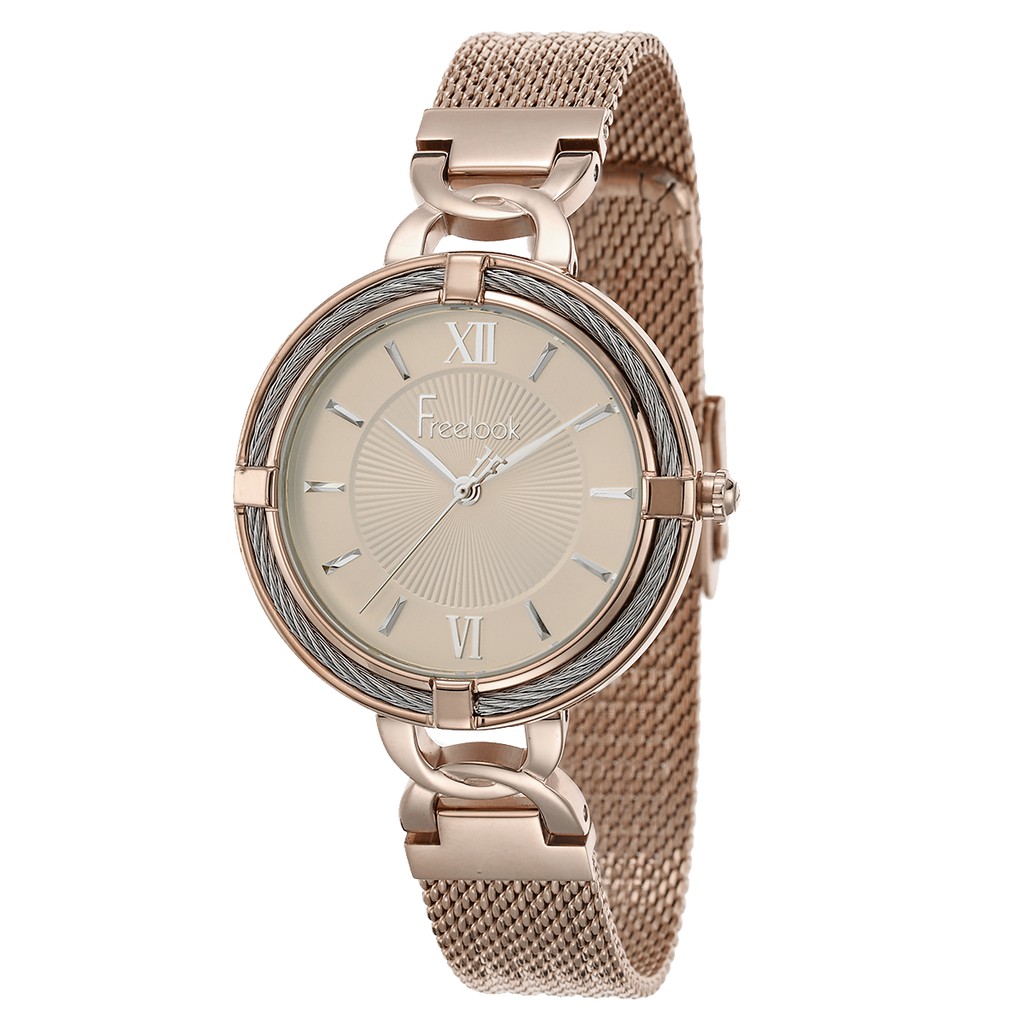 Đồng hồ nữ Freelook Cable Rose Watch FL1165 - Lamy watch