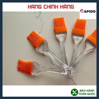 CHỔI QUÉT DẦU, CHỔI QUÉT DẦU ĂN RAPIDO SILICON 22,5 x4,7 cm, cán nhựa trong