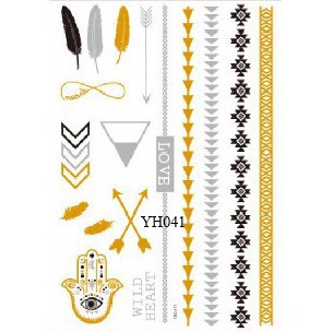 Xăm ánh kim  - Flash Tattoo