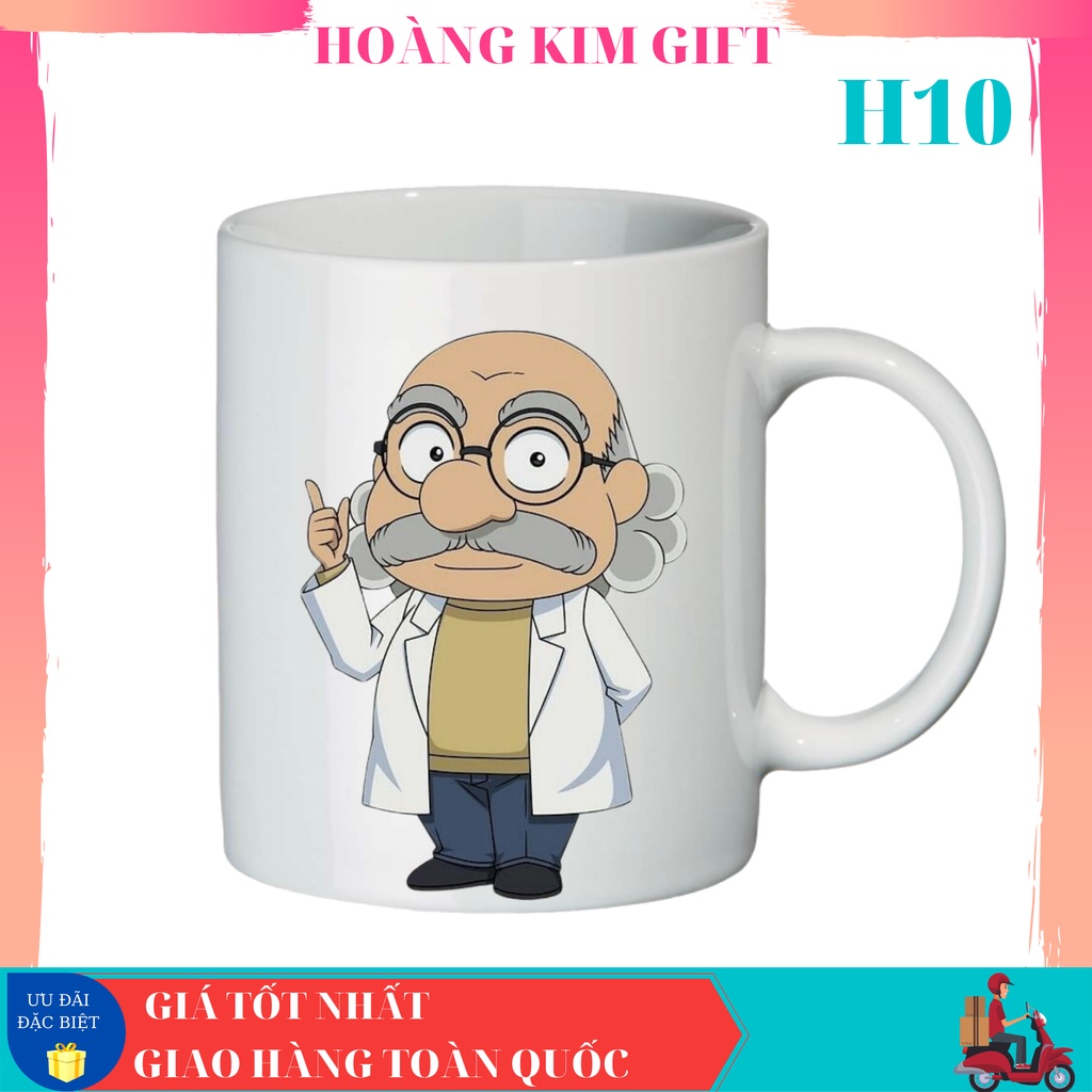 Cốc sứ, Ly sứ in hình nhân vật Conan _ Thám tử lừng danh Conan Cốc uống nước đẹp làm quà tặng đặc biệt và ý nghĩa