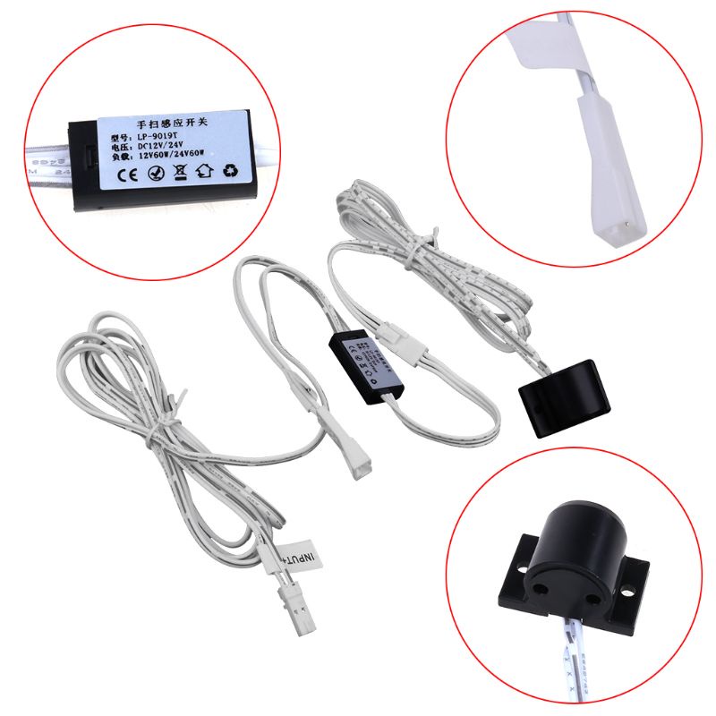 Đèn LED Dây Với Công Tắc Cảm Biến Chuyển Động ​Cảm Ứng Công Tắc Đèn Led DC 12V