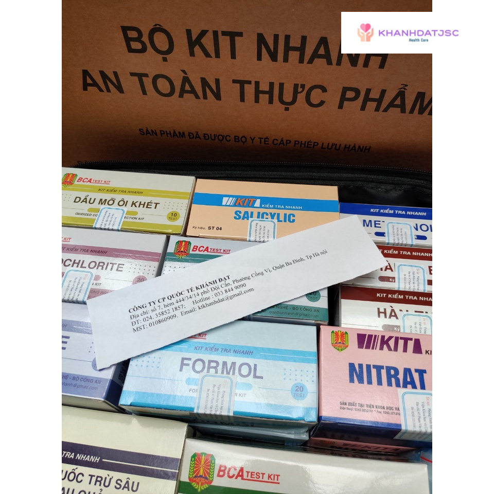 Bộ kiểm tra độ sạch bát đĩa